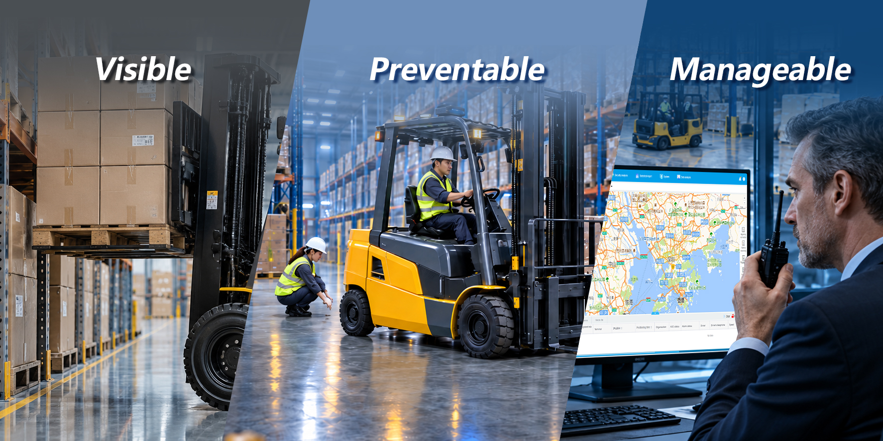 Making Forklifts Safer and Management Easier&mdash;Multiple Smart Monitoring Solutions That Address the Pain Points of Forklift Operation and Management